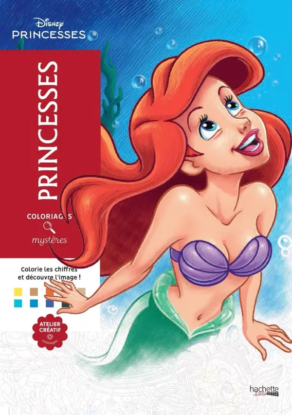 Французька розмальовка "Princesses" від Disney