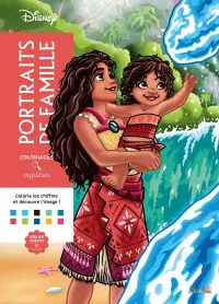 Французька розмальовка "Portraits de Famille" від Disney