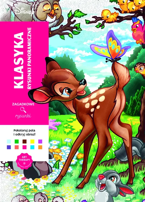 Польська розмальовка "Klasyka. Rysunki panoramiczne" від Disney