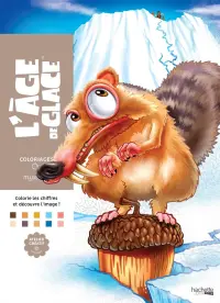 Французька розмальовка "L'Âge de glace" від Disney