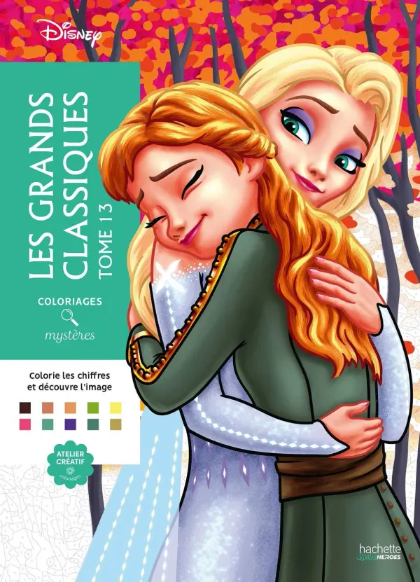 Французька розмальовка "Les Grands classiques Tome 13" від Disney