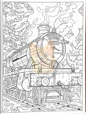 Французька розмальовка "Harry Potter au numéro"