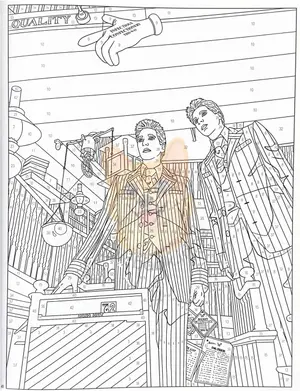 Французька розмальовка "Harry Potter au numéro"