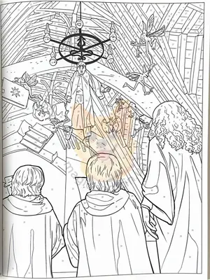 Французька розмальовка "Harry Potter au numéro"