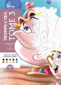 Французька розмальовка "Trompe l'oeil Tome 3" від Disney