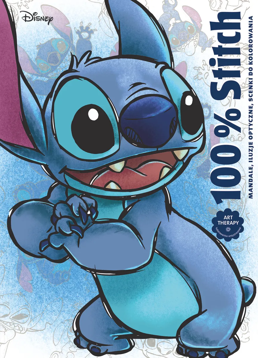 Польська розмальовка "100% Stitch" від Disney