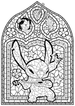 Польська розмальовка "100% Stitch" від Disney