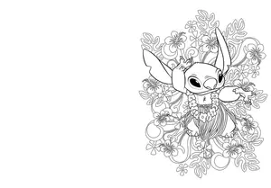 Польська розмальовка "100% Stitch" від Disney