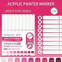 Акрилові маркери Languo Sweet Pink (9 шт.)