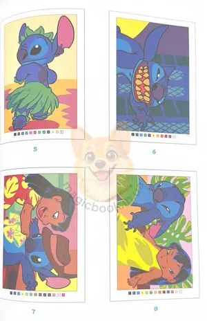 Французька розмальовка "100% Stitch" від Disney