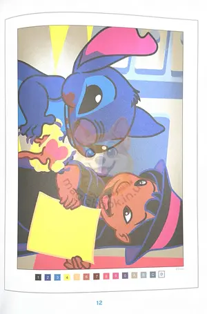 Французька розмальовка "100% Stitch" від Disney
