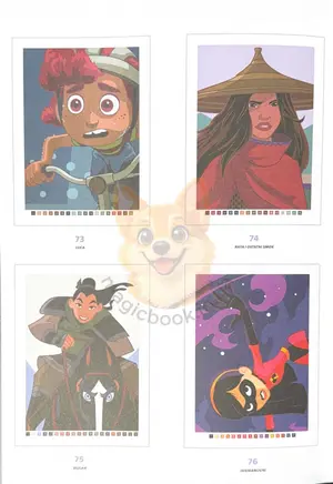Польська розмальовка "Dziewczęta i kobiety. Najlepsze obrazki" від Disney