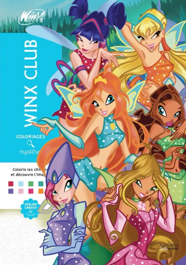 Французька розмальовка "WINX CLUB"