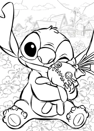 Польська розмальовка "300% Stitch" від Disney