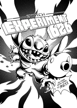 Польська розмальовка "300% Stitch" від Disney