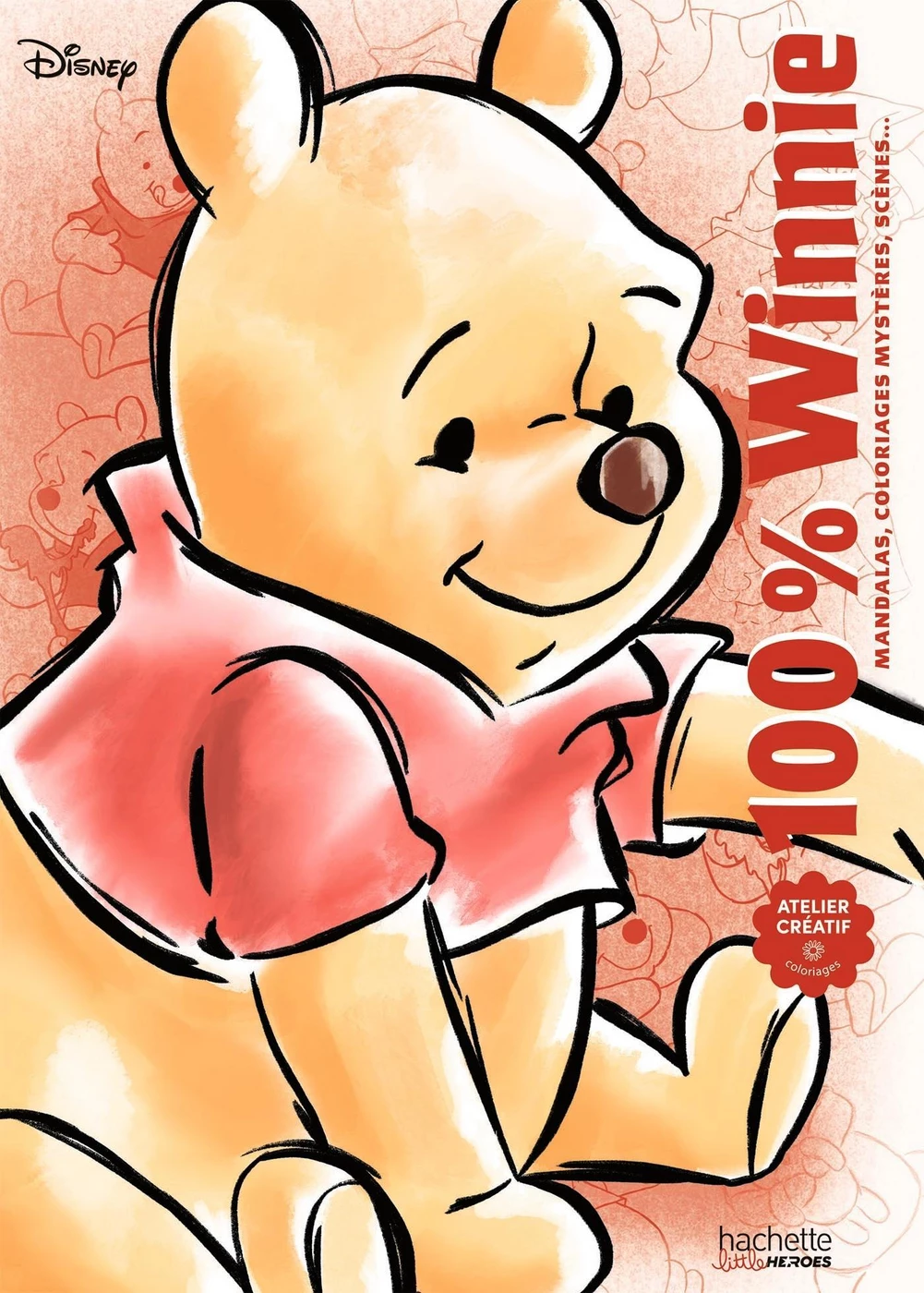 Французька розмальовка "100% Winnie" від Disney