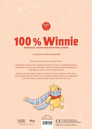 Французька розмальовка "100% Winnie" від Disney