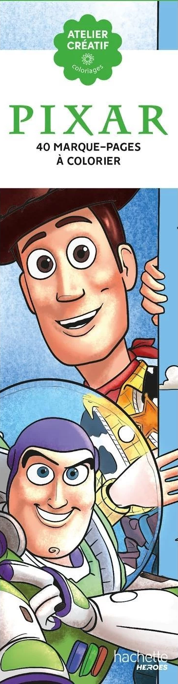 Французька розмальовка-закладка "Pixar" від Disney
