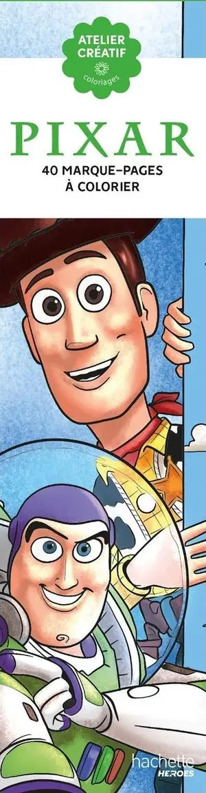 Французька розмальовка-закладка "Pixar" від Disney