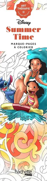 Французька розмальовка-закладка "Summer time" від Disney