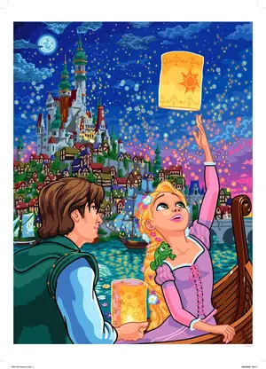 Французький постер "Raiponce" від Disney