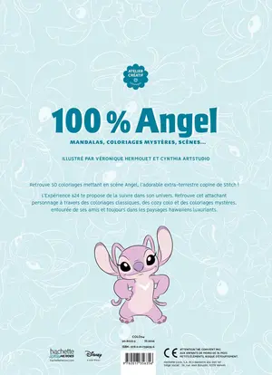 Французька розмальовка "100% Angel" від Disney