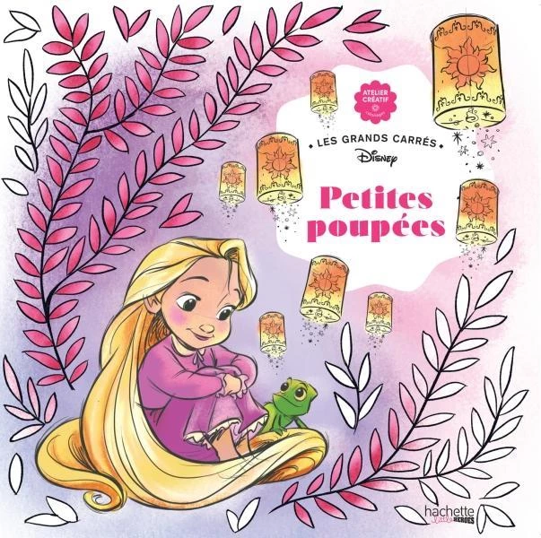 Французька розмальовка "Petites poupées" від Disney
