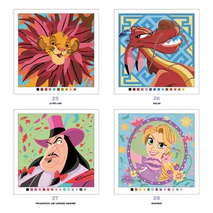 Французька розмальовка "Mystères Portraits" від Disney