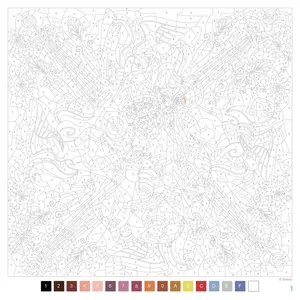 Французька розмальовка "Mandalas" від Disney