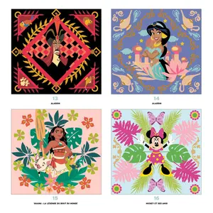 Французька розмальовка "Mandalas" від Disney