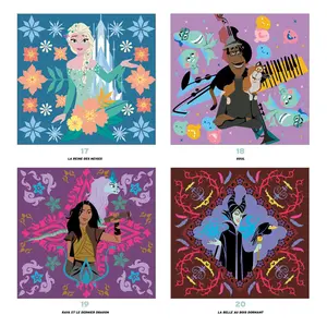 Французька розмальовка "Mandalas" від Disney