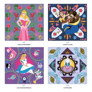 Французька розмальовка "Mandalas" від Disney