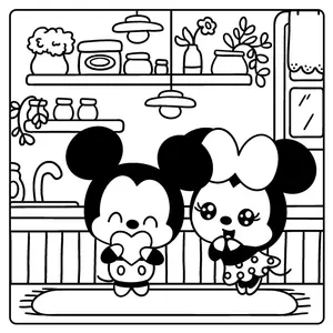 Французька розмальовка Cozy Colo Disney - Bulle de douceur