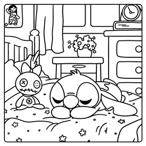 Французька розмальовка Cozy Colo Disney - Bulle de douceur