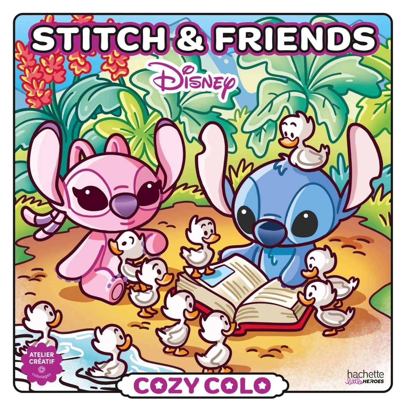 Французька розмальовка Cozy Colo Disney - Stitch & Friends