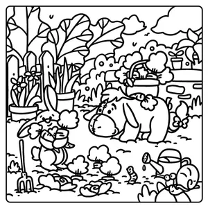Французька розмальовка Cozy Colo Disney - Winnie l'Ourson