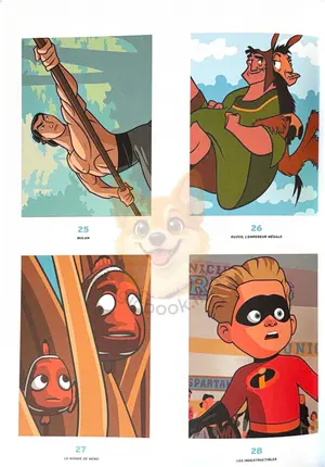 Французька розмальовка "Princes et Héros" від Disney