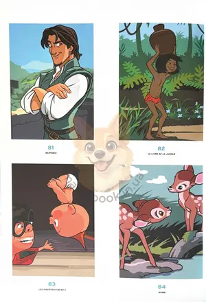 Французька розмальовка "Princes et Héros" від Disney