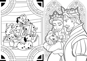 Колекційна Французька розмальовка "300 Coloriages Disney - Volume 2" від Disney