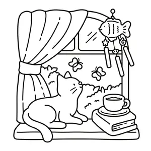 Розмальовка антистрес "Cat Moments"