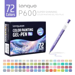 Гелеві глітерні ручки Languo plus (72 шт.)