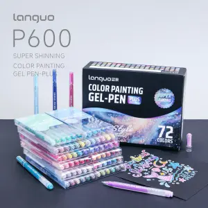 Гелеві глітерні ручки Languo plus (72 шт.)