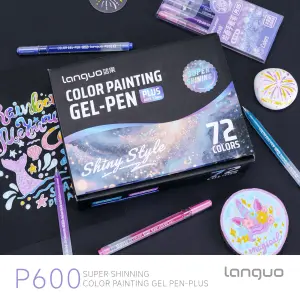 Гелеві глітерні ручки Languo plus (72 шт.)