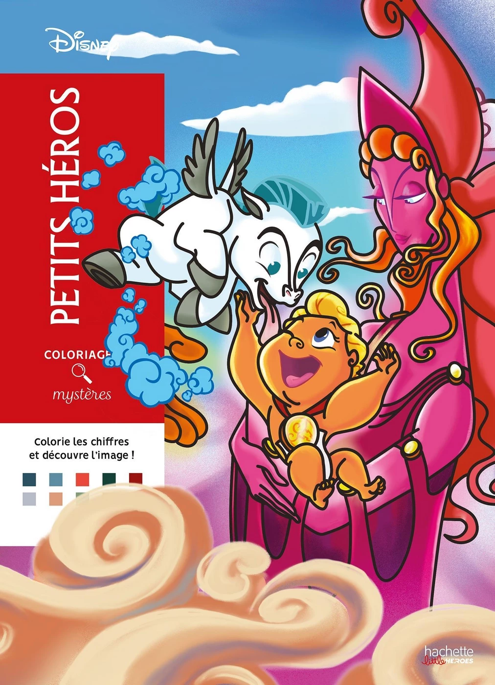  Французька розмальовка "Petits héros" від Disney