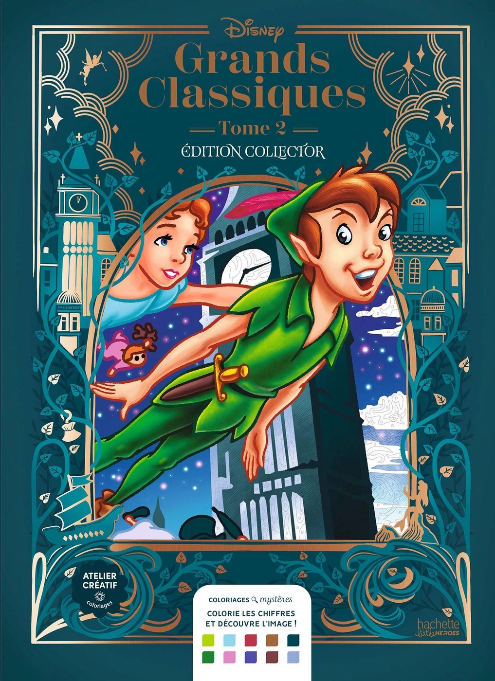 Колекційна Французька розмальовка "Grands classiques Tome 2" від Disney