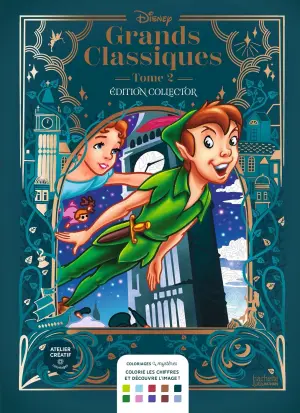 Колекційна Французька розмальовка "Grands classiques Tome 2" від Disney