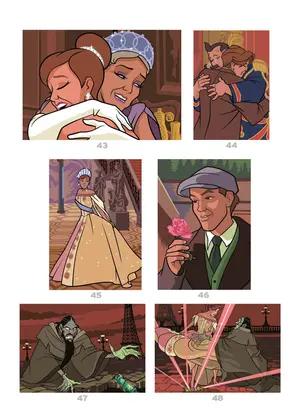  Французька розмальовка Spécial film: Anastasia"