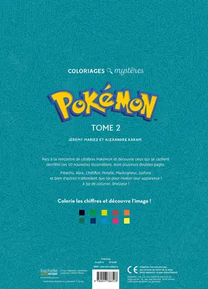 Французька розмальовка "Pokémon Tome 2"