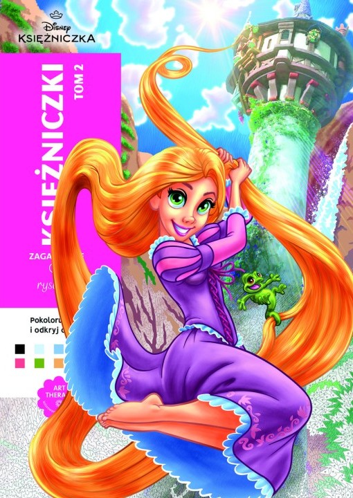 Польська розмальовка "Księżniczki. Tom 2" від Disney