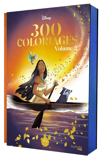 Колекційна Французька розмальовка "300 Coloriages Disney - Volume 2" від Disney